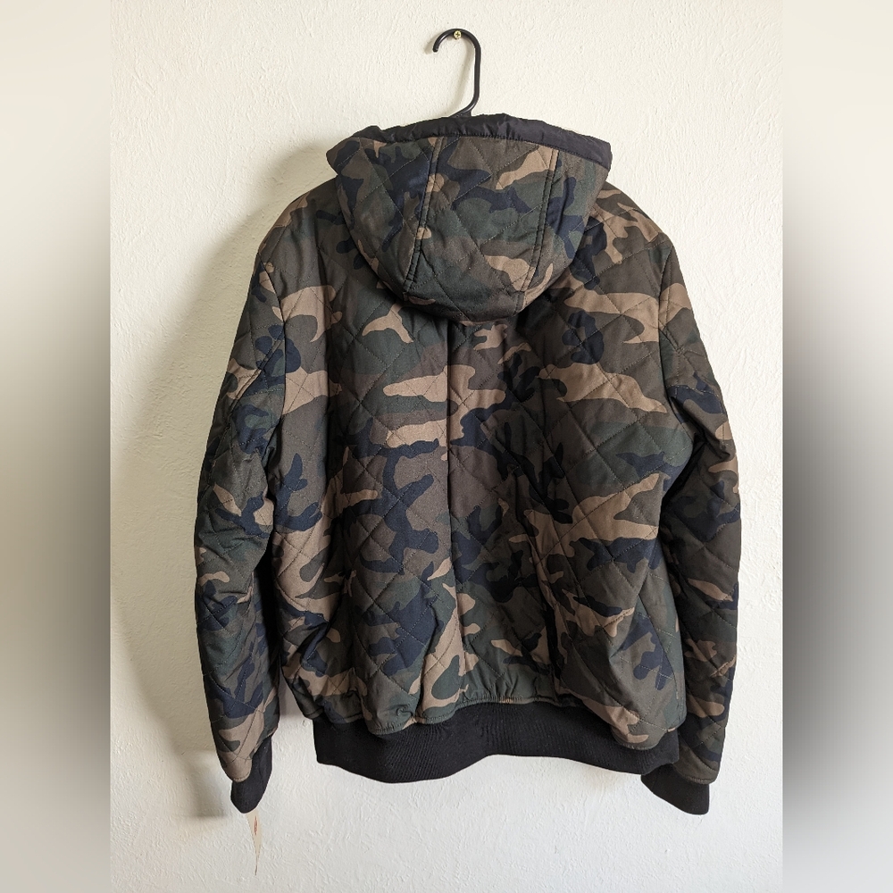 NWT Levi's Men's Camo Insulated Hooded Jacket Size L - Picture 11 of 12